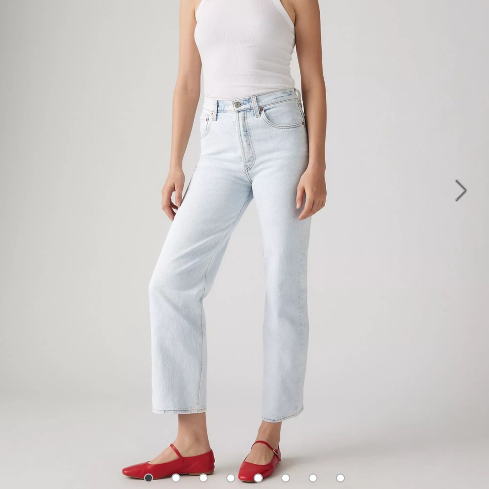 Levi’s Ribcage Straight Ankle Jeans - 27x27 - Be Frayed